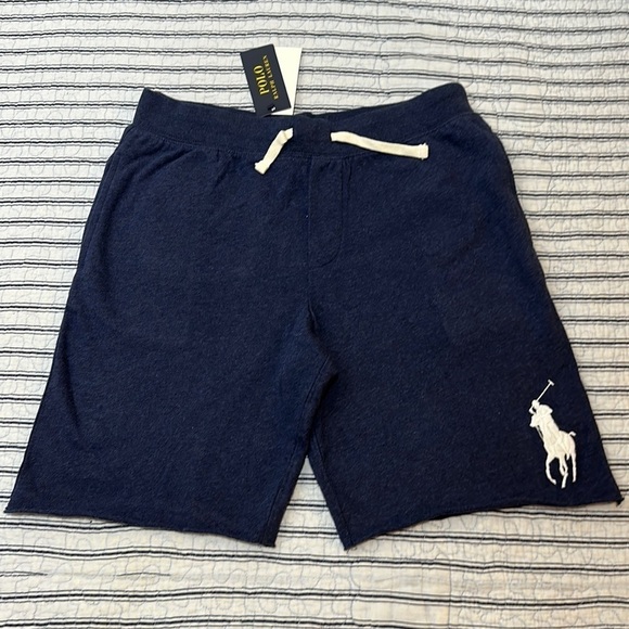 Polo Ralph Lauren Other - NWT Polo by Ralph Lauren POLO Big Pony Logo Gym Shorts Blue Boy's Size …